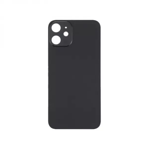 Face arri�re pour Iphone 12 Mini LARGE HOLE Noir
