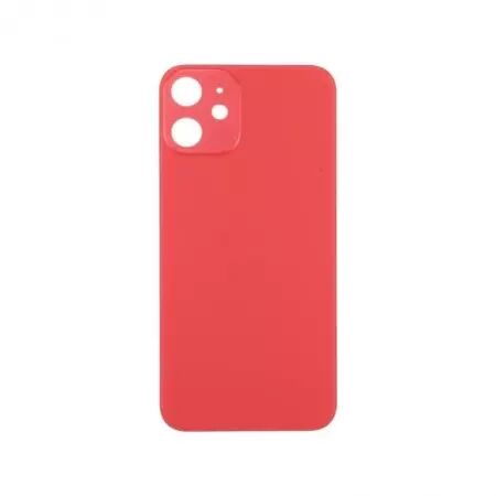 Face arrière pour Iphone 12 Mini LARGE HOLE Rouge