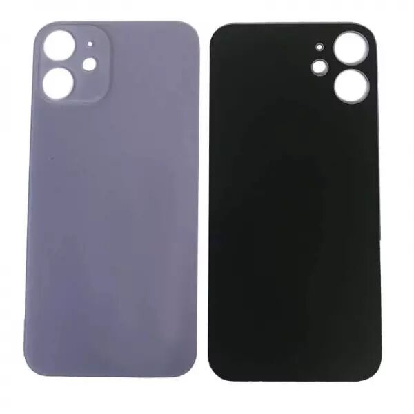 Face arri�re pour Iphone 12 Mini LARGE HOLE violet