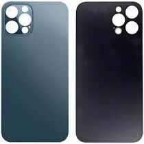 Face arri�re pour Iphone 12 Pro LARGE HOLE Bleu Pacifique