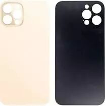 Face arri�re pour Iphone 12 Pro LARGE HOLE Or