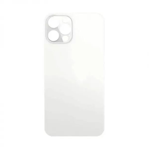 Face arri�re pour Iphone 12 Pro Max LARGE HOLE Silver/Argent
