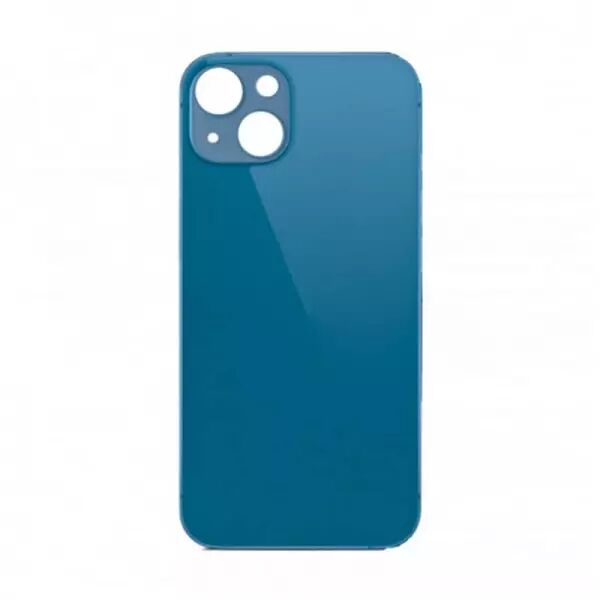 Face arri�re pour Iphone 13 LARGE HOLE Bleu
