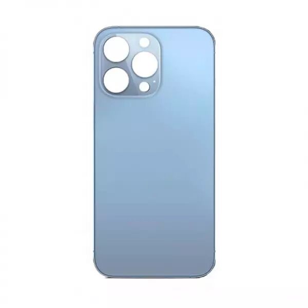 Face arri�re pour Iphone 13 Pro Max LARGE HOLE Bleu