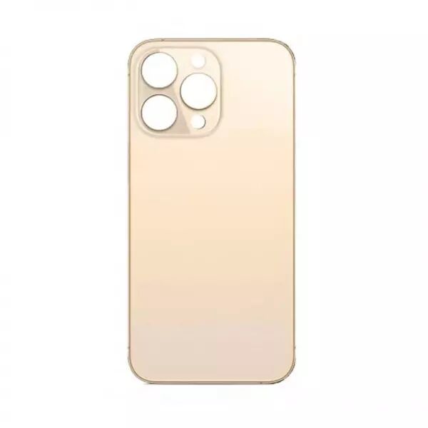 Face arri�re pour Iphone 13 Pro Max LARGE HOLE Or