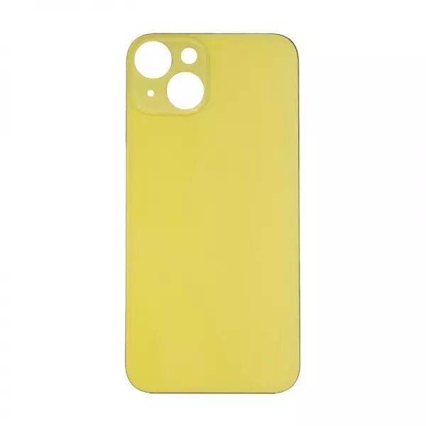 Face arri�re pour Iphone 14 LARGE HOLE jaune