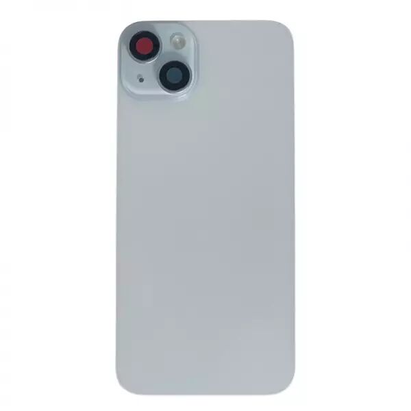 Face arri�re pour Iphone 15 Plus avec vitre cam�ra, nappe NFC ORI et flash bleu