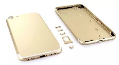 Face arrière pour Iphone 7 or