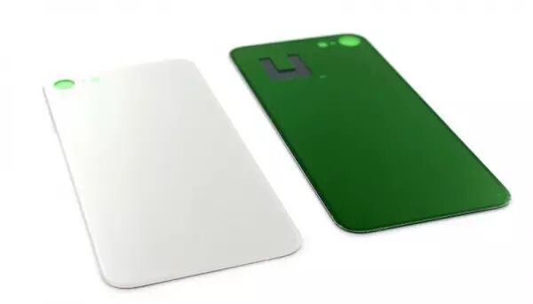 Face arri�re pour Iphone 8 / SE 2020 / SE 2022 LARGE HOLE Blanc