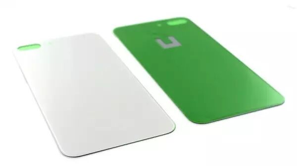 Face arri�re pour Iphone 8 plus LARGE HOLE Blanc