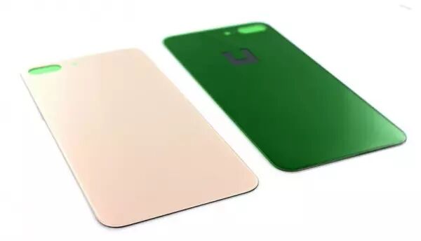 Face arri�re pour Iphone 8 plus LARGE HOLE Or rose
