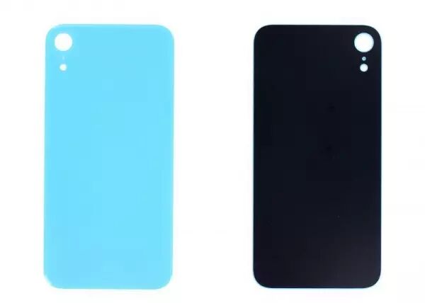 Face arri�re pour Iphone XR LARGE HOLE Bleu
