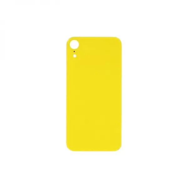Face arri�re pour Iphone XR LARGE HOLE Jaune