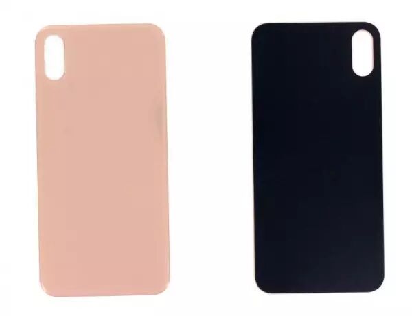 Face arri�re pour Iphone XS LARGE HOLE Or