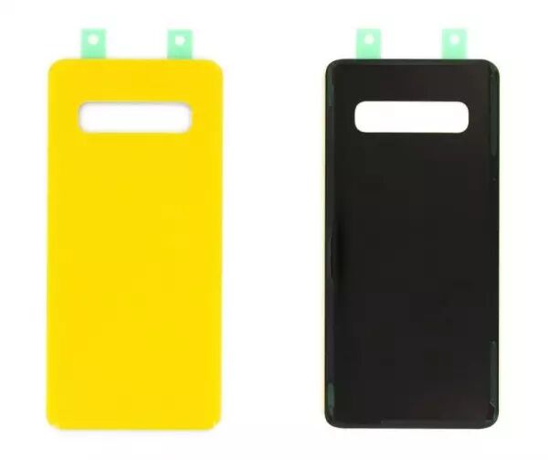 Face arri�re pour SAMSUNG G973 Galaxy S10 jaune