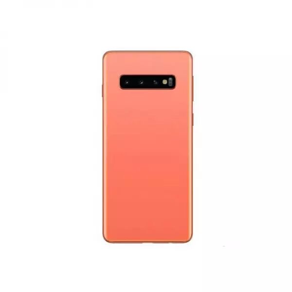 Face arri�re pour SAMSUNG G973 Galaxy S10 orange