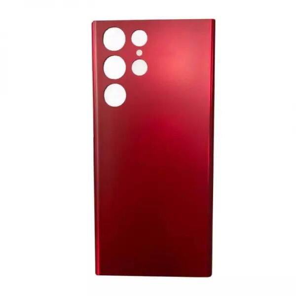 Face arri�re pour SAMSUNG S908 Galaxy S22 Ultra rouge