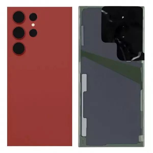 Face arri�re pour SAMSUNG S918 Galaxy S23 Ultra Rouge