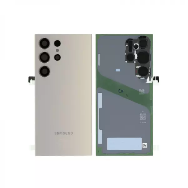 Face arri�re pour SAMSUNG S928B Galaxy S24 Ultra titane gris