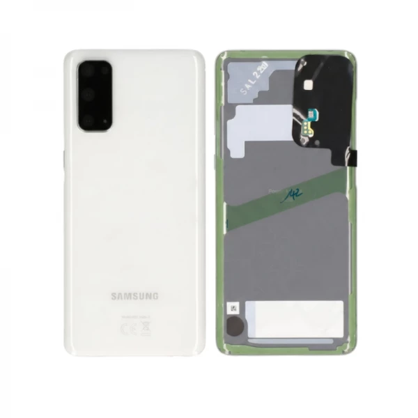 Face arri�re Samsung G980/G981 Galaxy S20/S20 5G ORIGINAL SP blanc