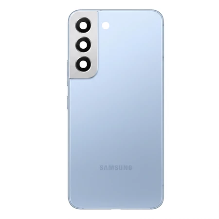 Face arri&egrave;re Samsung S901 Galaxy S22 ORIGINAL SP bleu ciel