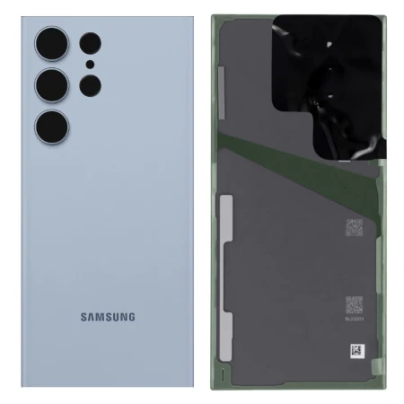 Face arri&egrave;re Samsung S918 Galaxy S23 Ultra 5G ORIGINAL SP bleu ciel