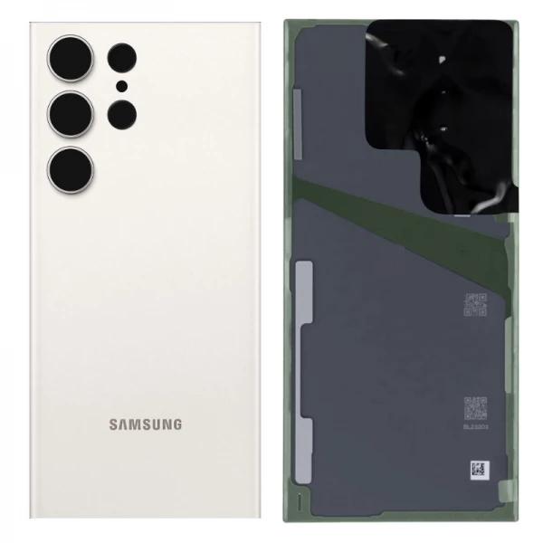 Face arri�re Samsung S918 Galaxy S23 Ultra 5G ORIGINAL SP cr�me