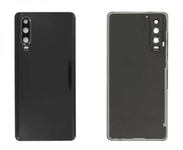 Face arri�re sans vitre appareil photo pour HUAWEI P30 noir