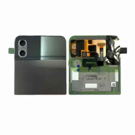 Face arrière supérieure ORIGINALE SAMSUNG F721 Galaxy Z Flip 4 5G SERVICE PACK GH97-27947A Noir