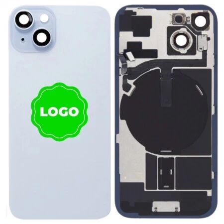 Face avec magsafe arri&egrave;re original PULLED iPhone 15 Plus (Grade A) bleu