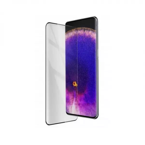 Film de protection en verre tremp� int�gral avec cadre noir pour Oppo Find X5 (Boite/BLISTER)