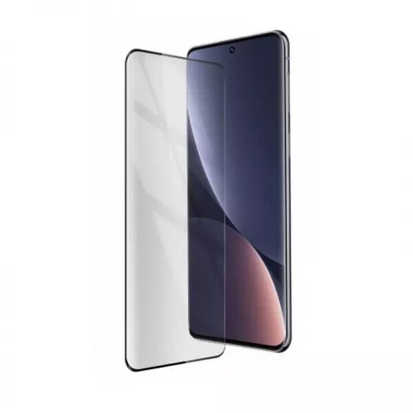 Film de protection en verre tremp� int�gral avec cadre noir pour Xiaomi 12 Pro (Boite/BLISTER)