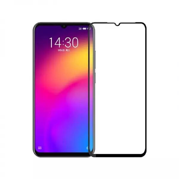 Film de protection en verre tremp� int�gral avec cadre pour Meizu Note 9 (Boite/BLISTER)