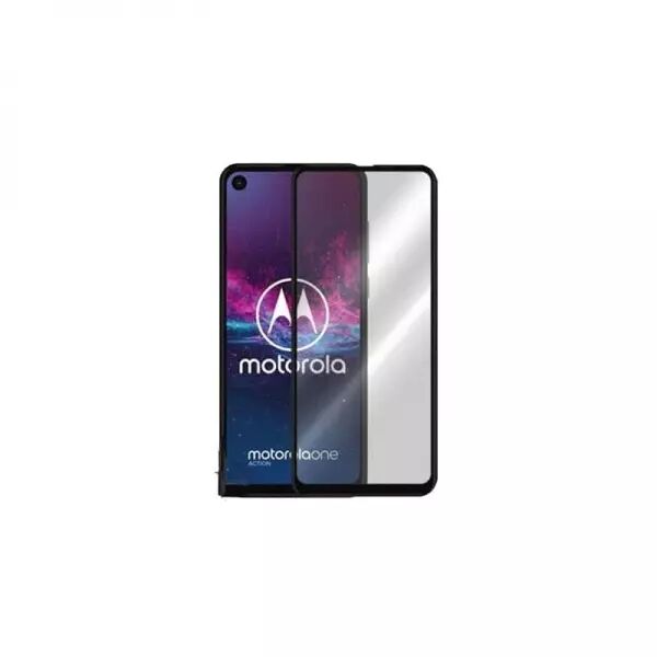 Film de protection en verre tremp� int�gral pour Motorola One Action (Boite/BLISTER)
