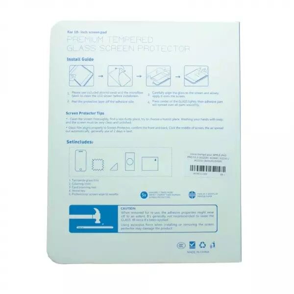 Film de protection en verre tremp� pour Ipad Pro 11.0 (A2228/A2068/2230/A2231) (Boite/BLISTER)