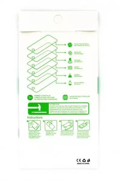 Film de protection en verre tremp� pour Motorola Moto E6 Plus (Boite/BLISTER)