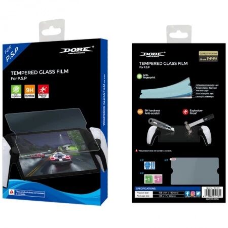 Film de protection trempé pour portable PlayStation 5 / PS5 Streaming DOBE TP5-3576 (Boite/blister)