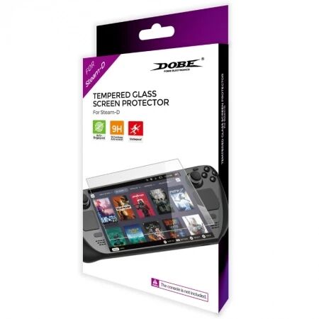 Film de protection verre tremp&eacute; pour Steam Deck DOBE TY-3802 (Boite/blister)