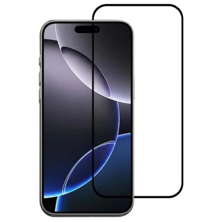 Film verre trempé avec cadre noir iPhone 17 Air (Boite/blister)