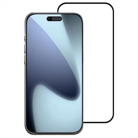 Film verre trempé avec cadre noir iPhone 17 Pro (Boite/blister)