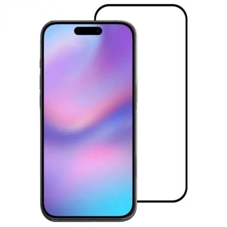 Film verre trempé avec cadre noir iPhone 17 Pro Max (Boite/blister)