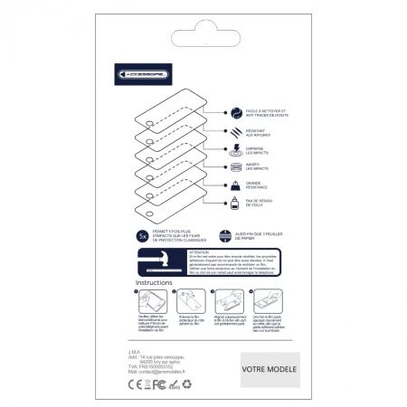 Film verre tremp&eacute; iPhone 15