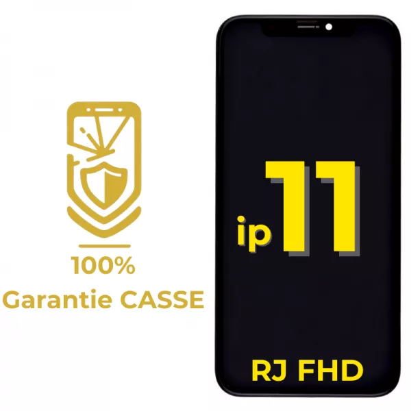 Garantie 100% CASSE-Ecran lcd iPhone 11 Incell FHD RJ bordures d\'origine (puce amovible)