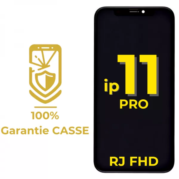 Garantie 100% CASSE-Ecran lcd iPhone 11 Pro Incell FHD RJ bordures d\'origine (puce amovible)