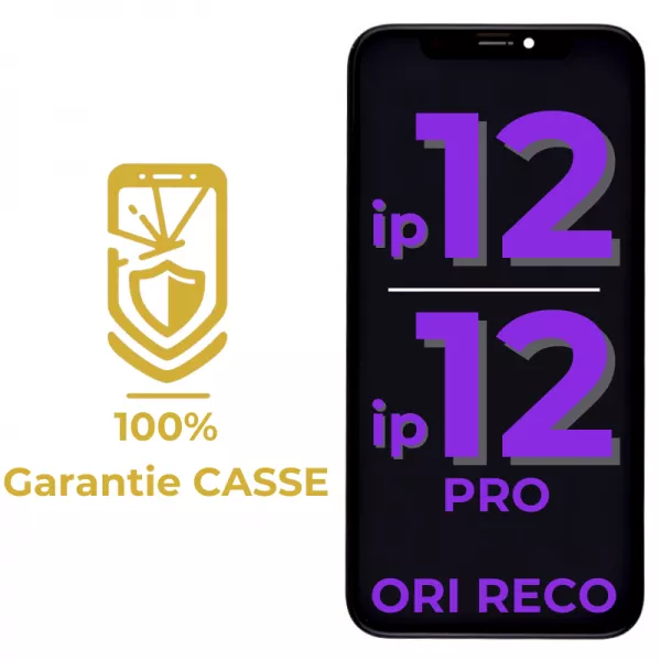 Garantie 100% CASSE-Ecran lcd iPhone 12/12 Pro \ original reconditionn�\ 