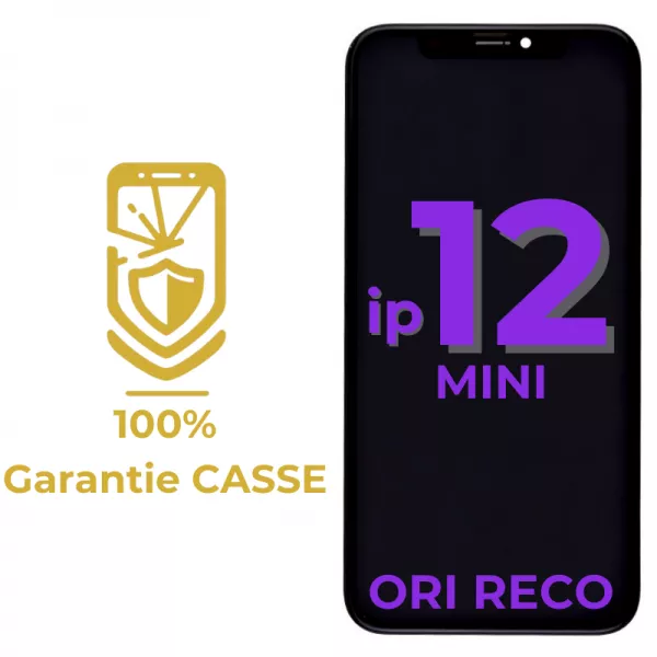 Garantie 100% CASSE-Ecran lcd iPhone 12 Mini \ original reconditionn�\ 