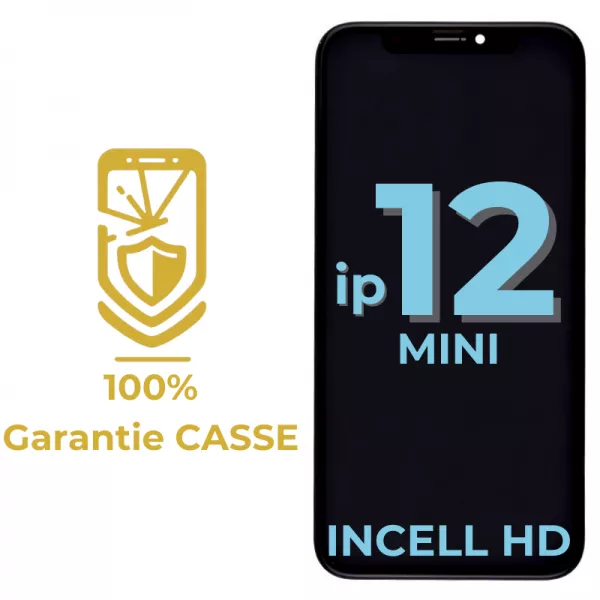 Garantie 100% CASSE-Ecran lcd iPhone 12 Mini Incell HD