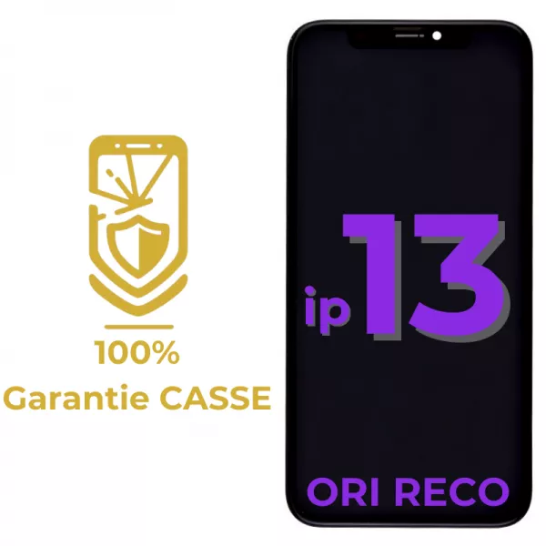 Garantie 100% CASSE-Ecran lcd iPhone 13 \ original reconditionn�\ 