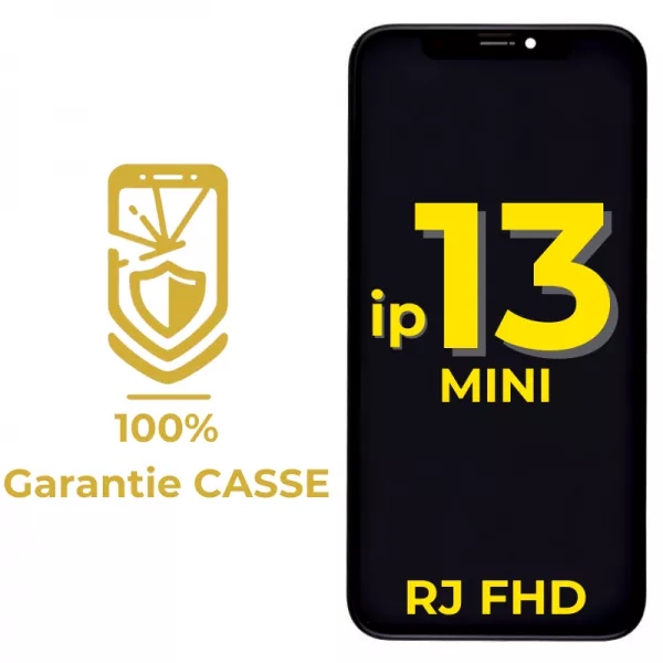 Garantie 100% CASSE-Ecran lcd iPhone 13 Mini Incell FHD RJ bordures d\'origine (puce non amovible)