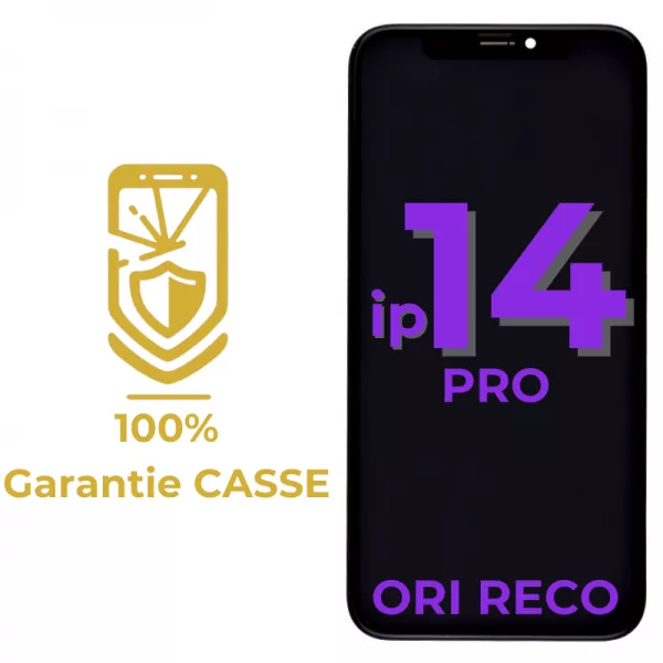 Garantie 100% CASSE-Ecran lcd iPhone 14 Pro \ original reconditionn�\ 